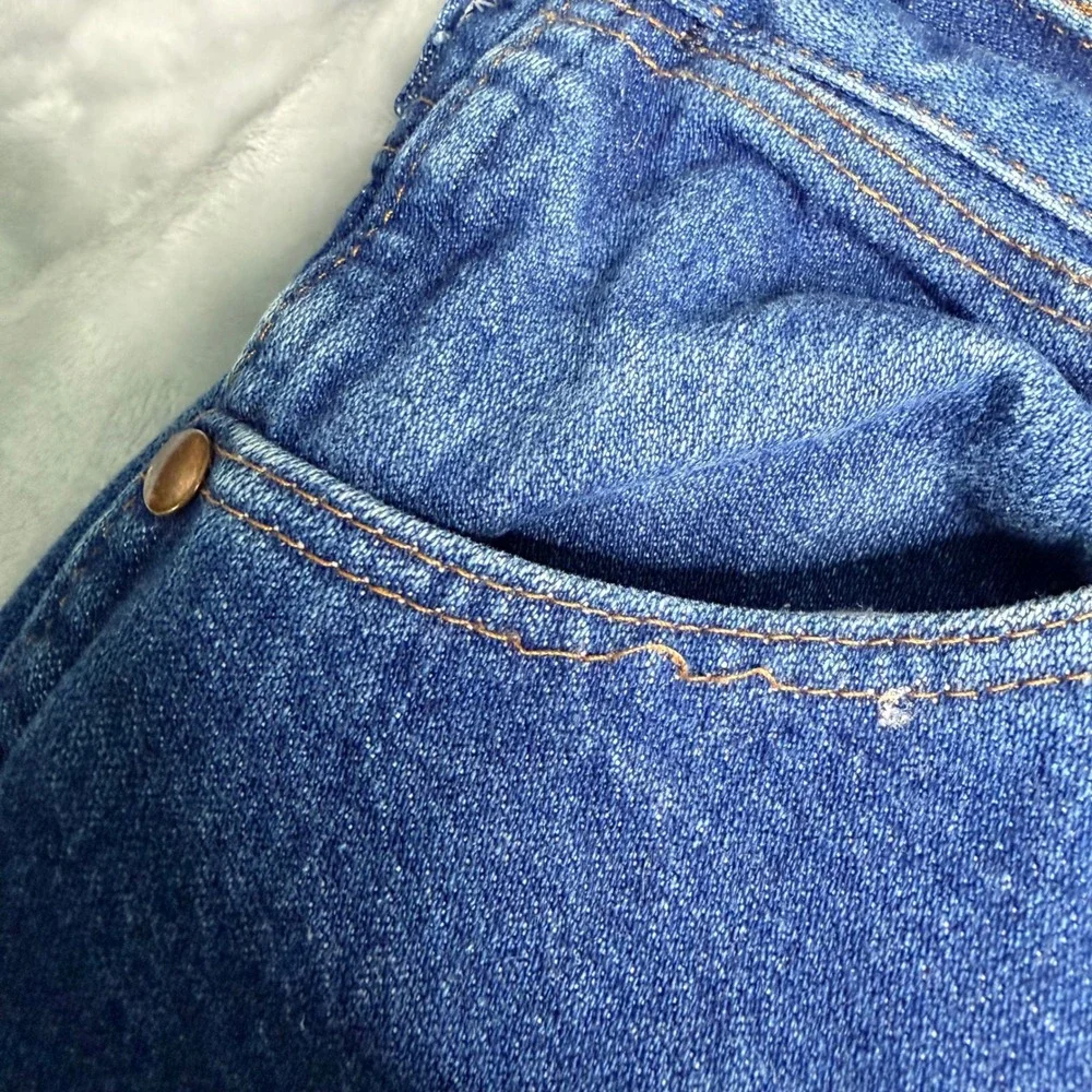 Wrangler 936PWD Cowboy Cut Slim Fit Jeans Men 32x32 Blue Rigid Denim 100% Cotton